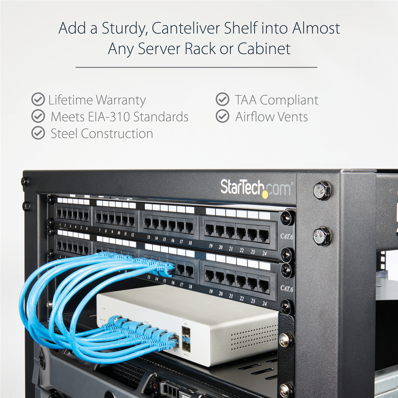 Buy The Startech 2u Server Rack Shelf Universal Vented Cantilever Tray For Cabshelfv Online Pbtech Co Nz Buy The Startech 2u Server Rack Shelf Universal Vented Cantilever Tray For Cabshelfv Online Pbtech Co Nz