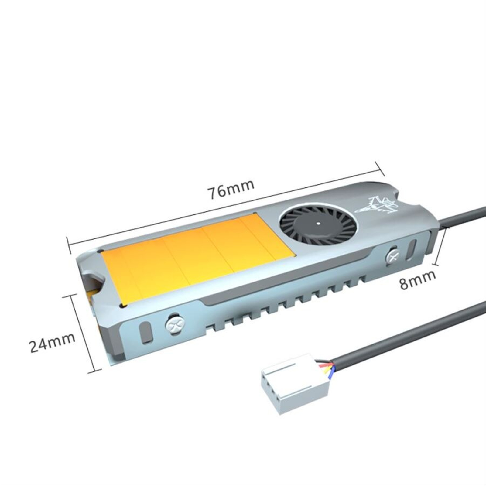 Buy the Heatsink of SSD JEYI XiaoLong PWM M.2 SSD Copper Fins Heatsink