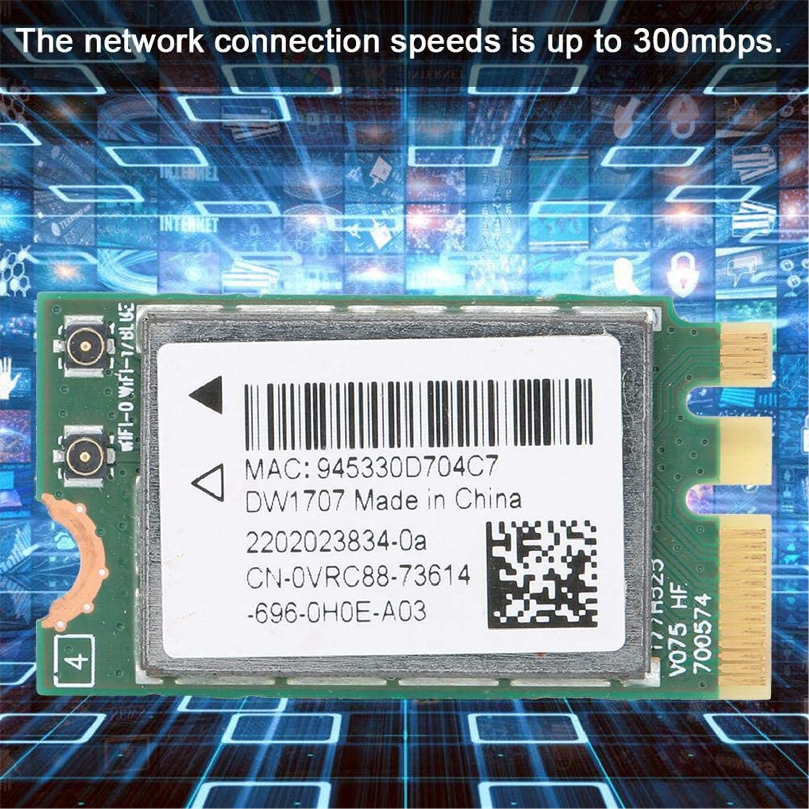 DELL DW1707 QCNFA335 WiFi Card  M.2 300M 4.0 Bluetooth
