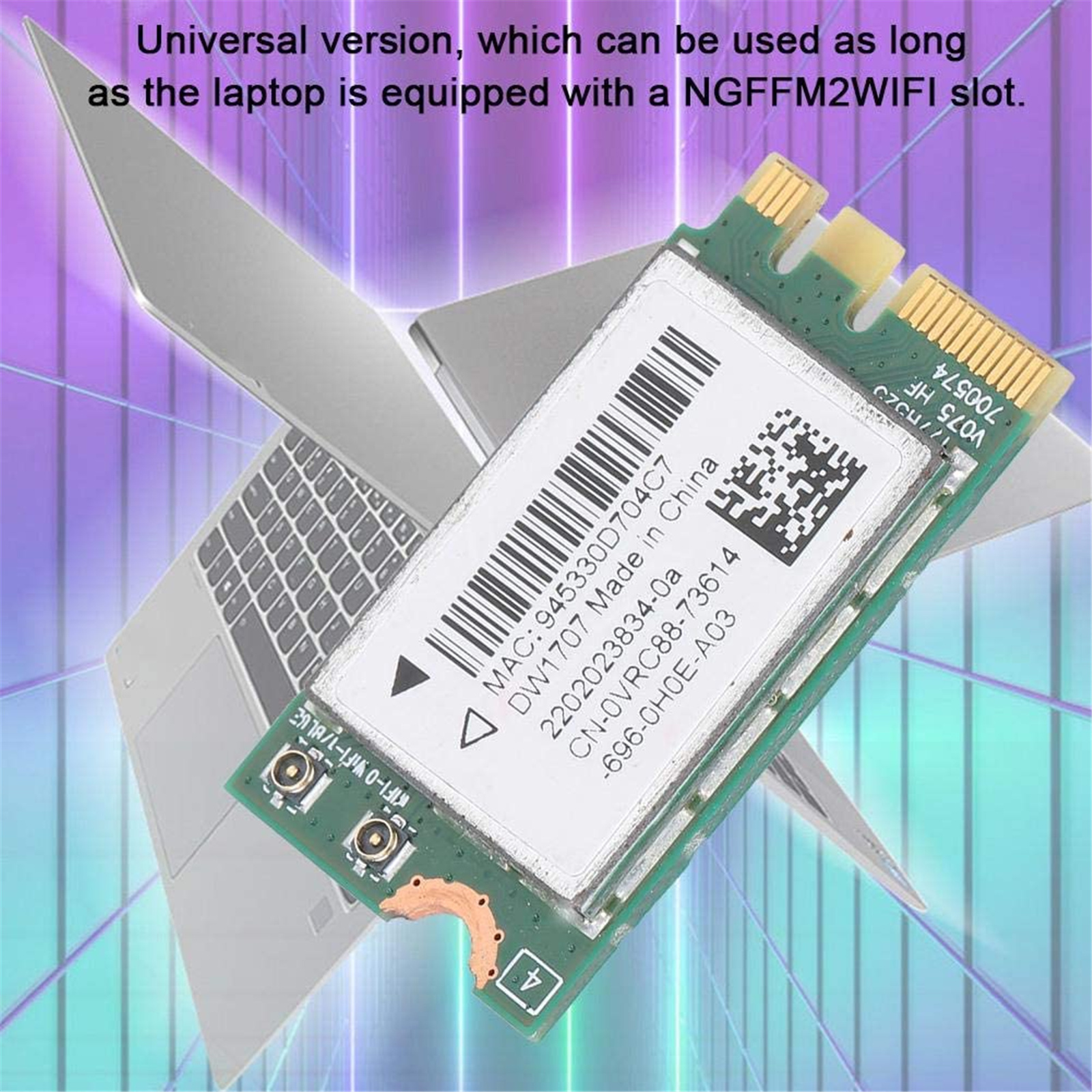 DELL DW1707 QCNFA335 WiFi Card  M.2 300M 4.0 Bluetooth