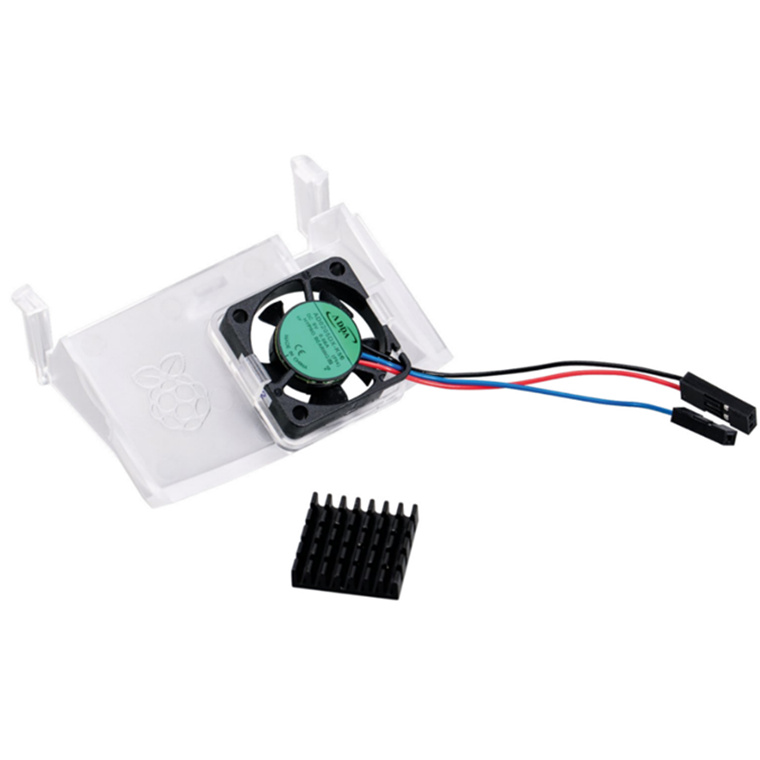 Buy the Raspberry Pi 4 Model B Official Case Fan & Heatsink for ...