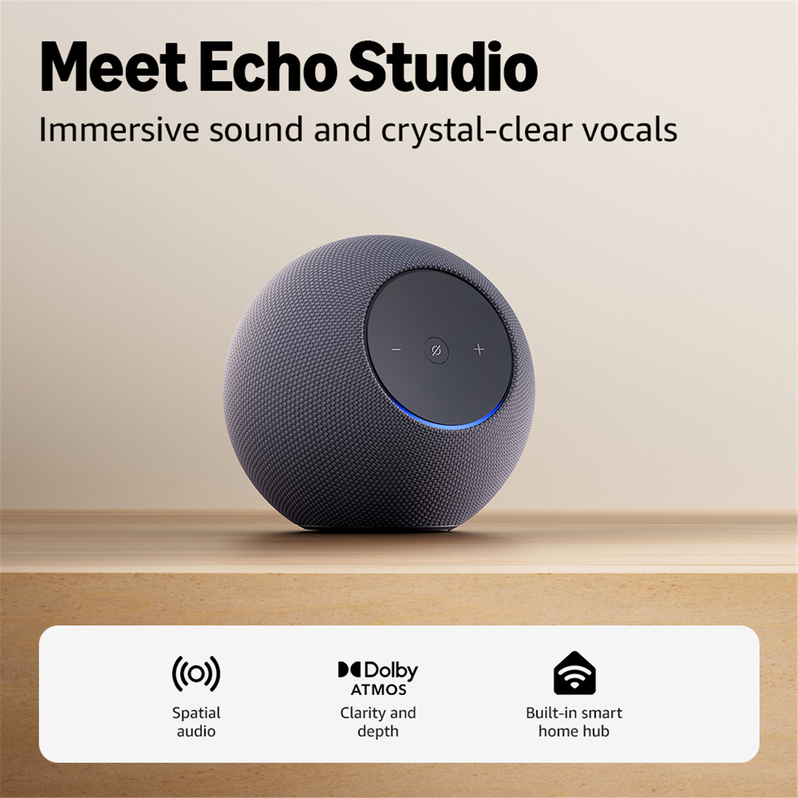 Buy the Amazon Echo Studio (2025) Smart Speaker with Alexa