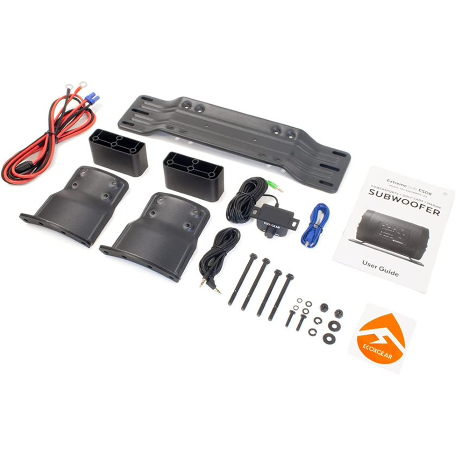 ECOXGEAR SoundExtreme ES08 500W 8" Waterproof Subwoofer - Black