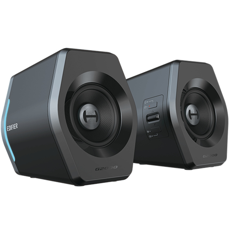 Buy the Edifier G2000 RGB Gaming Speakers Black USB + Bluetooth + 3