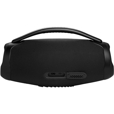 JBL Boombox 3 WiFi & Bluetooth Wireless Portable Speaker - Black 3D Dolby Atmos over WiFi - Spotify Connect + Apple AirPlay + Chromecast Built-in - Massive JBL Original Pro Sound with Deepest Bass - 6.7kg - IP67 Waterproof - Up to 24 Hours
