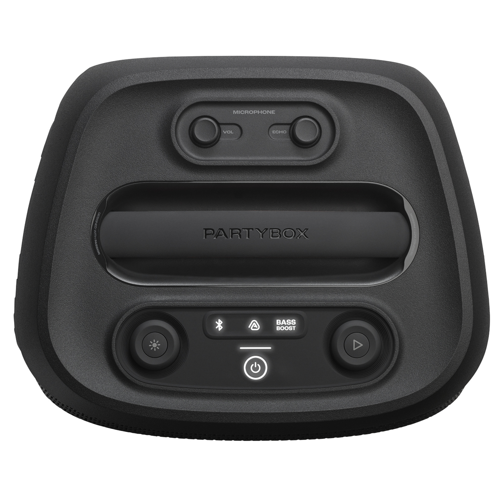 JBL PartyBox Encore 2 100W Wireless Portable Party Speaker with 2x Digital Microphones JBL Pro Sound with AI Sound Boost - IPX4 Splashproof - Mic + 3.5mm Aux + USB + Bluetooth Inputs - Built-in Dynamic Light Show - Up to 15 Hours Playtime