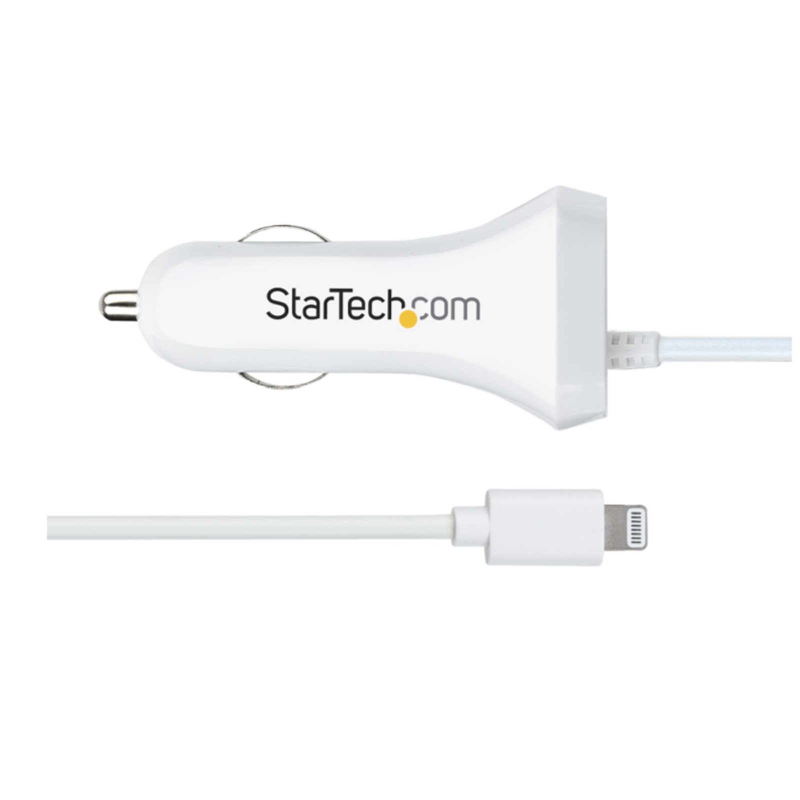 StarTech.com USBLT2PCARW2 Lightning Car Charger w/ Cable 2 Ports