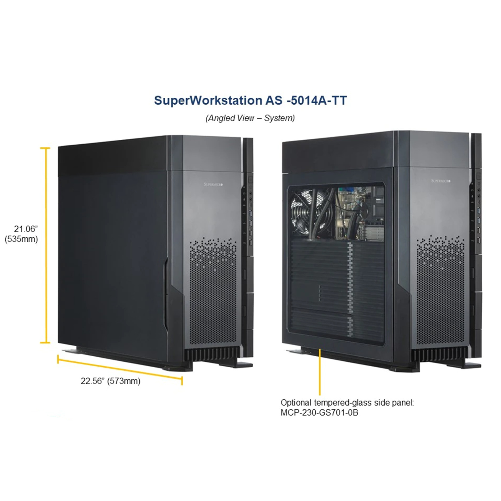 Buy the Supermicro 5014ATT Barebone Workstation, 5U Rackable Tower