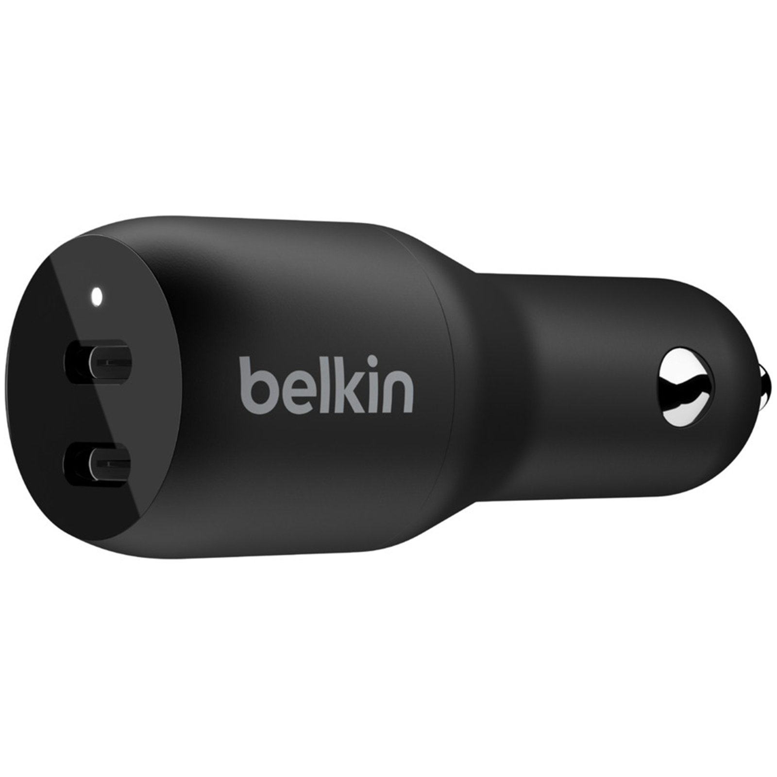 Buy the Belkin BoostCharge Dual USBC Car Charger 36W ( CCB002btBK