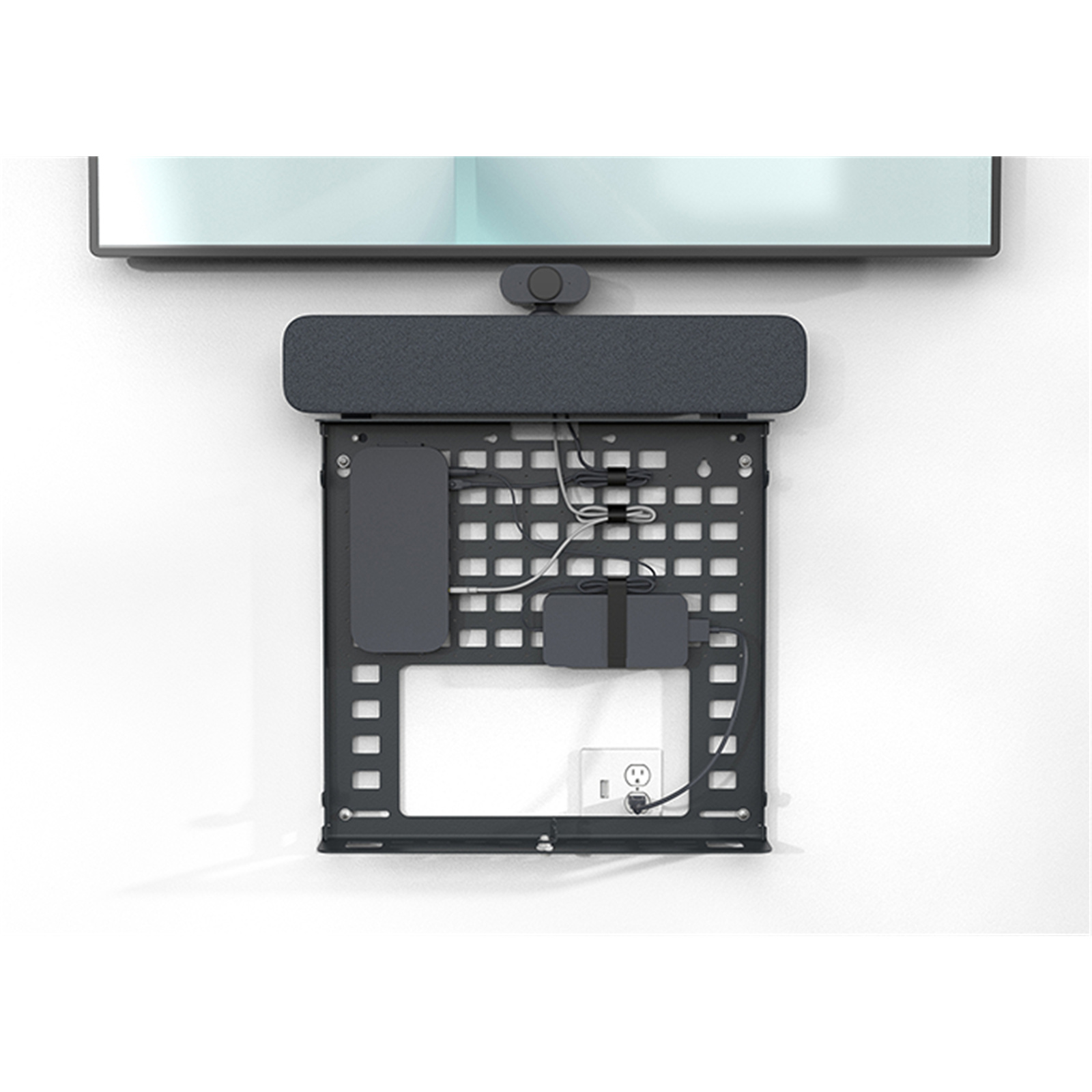 Buy the Heckler H891BG AV Credenza Mini Black Grey ( H891BG ) online