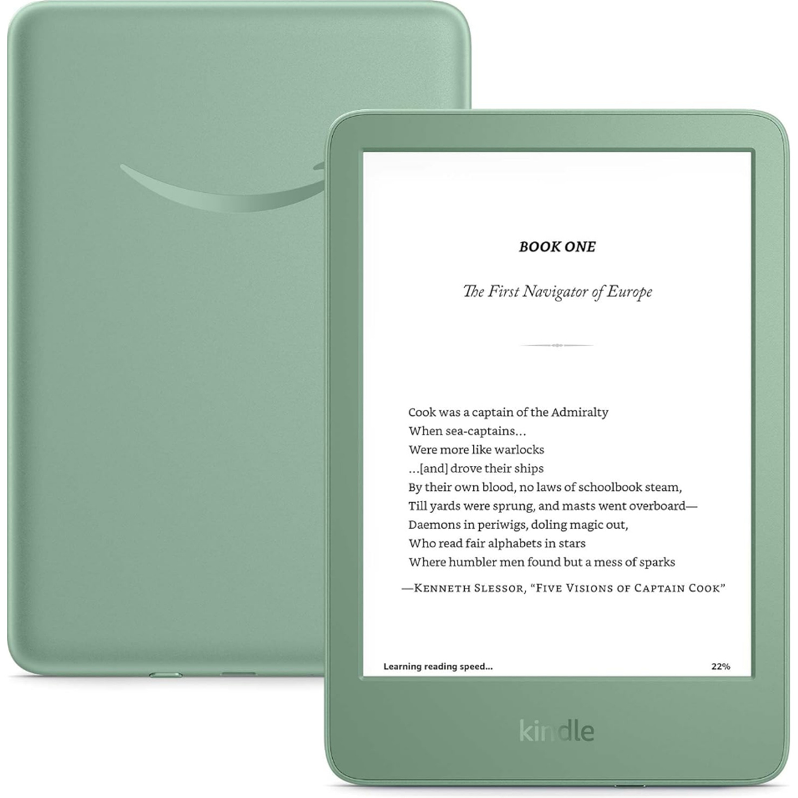 kindle 第11世代　16GB マッチャ　カバー(マッチャ) Amazon Kindle Case, (2024 and 2022 Releases only), Matcha