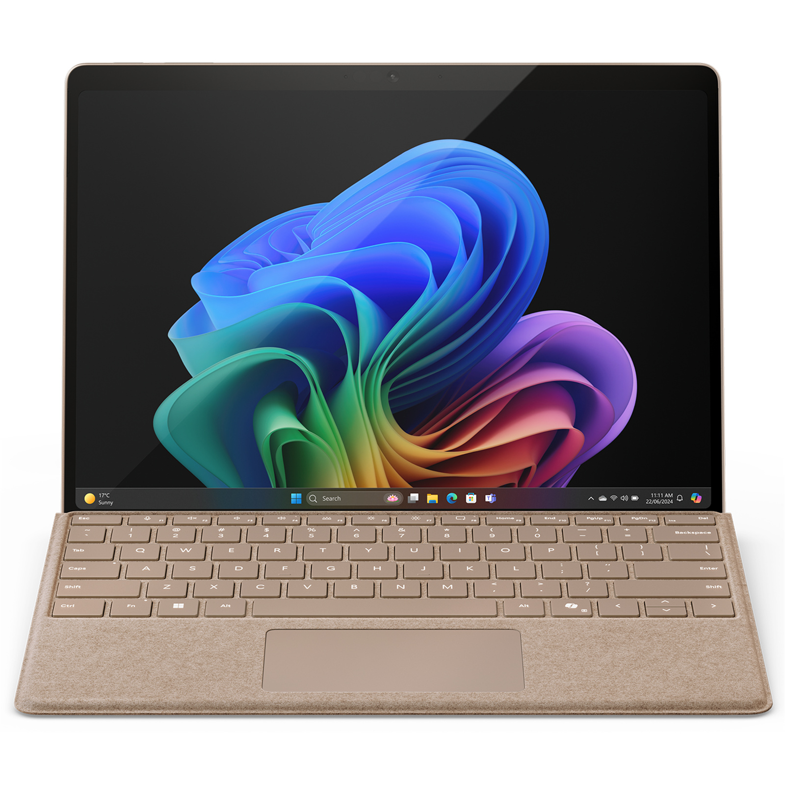 Microsoft Surface Pro (11th Edition) Copilot+ PC - Dune Snapdragon X Elite (12 Core) - 16GB RAM - 1TB SSD - 13" PixelSense Flow OLED Display  - Win 11 Home