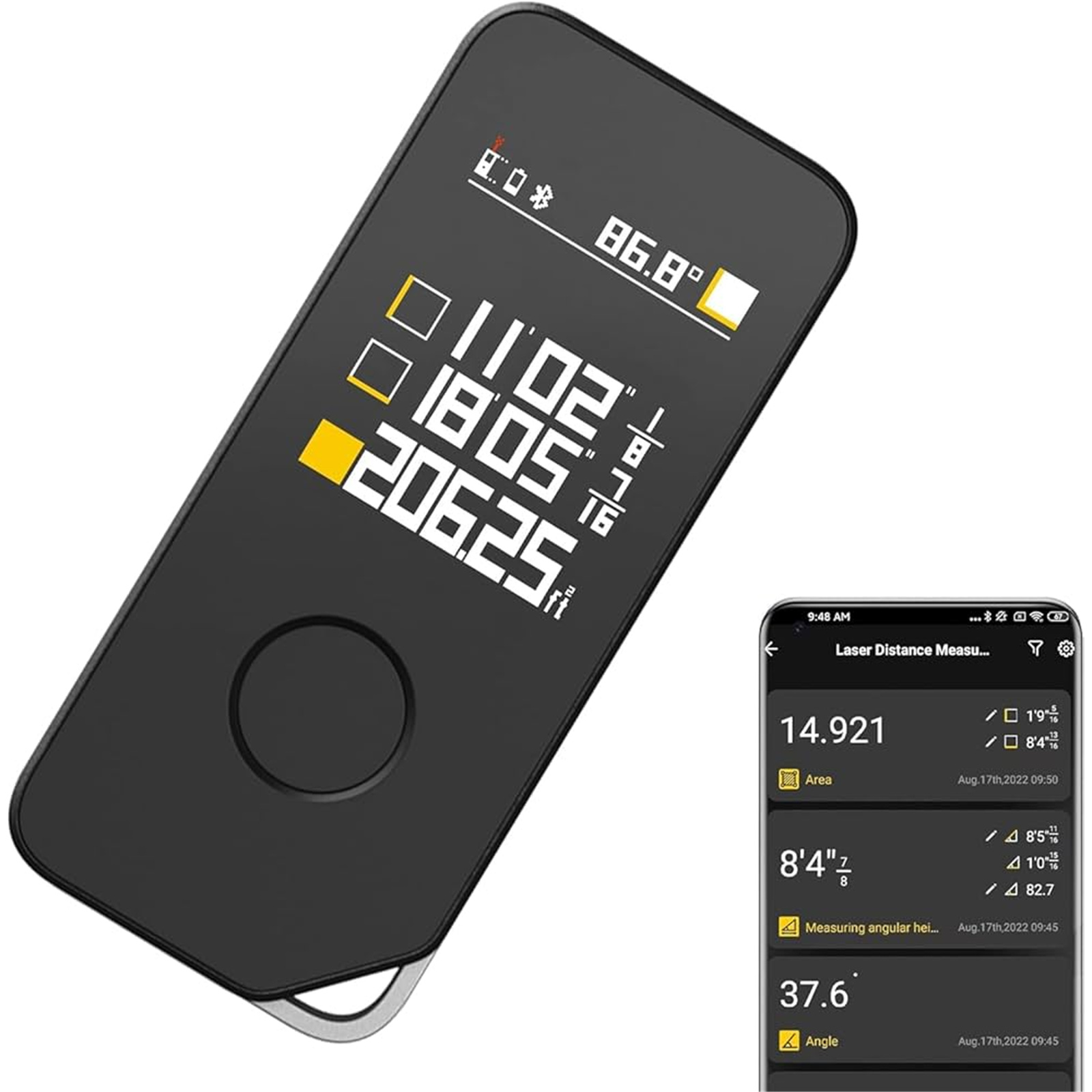 その他 HOTO smart Laser Measure Amazon.com: HOTO Laser Measuring Tool, Pocket-Size 98Ft
