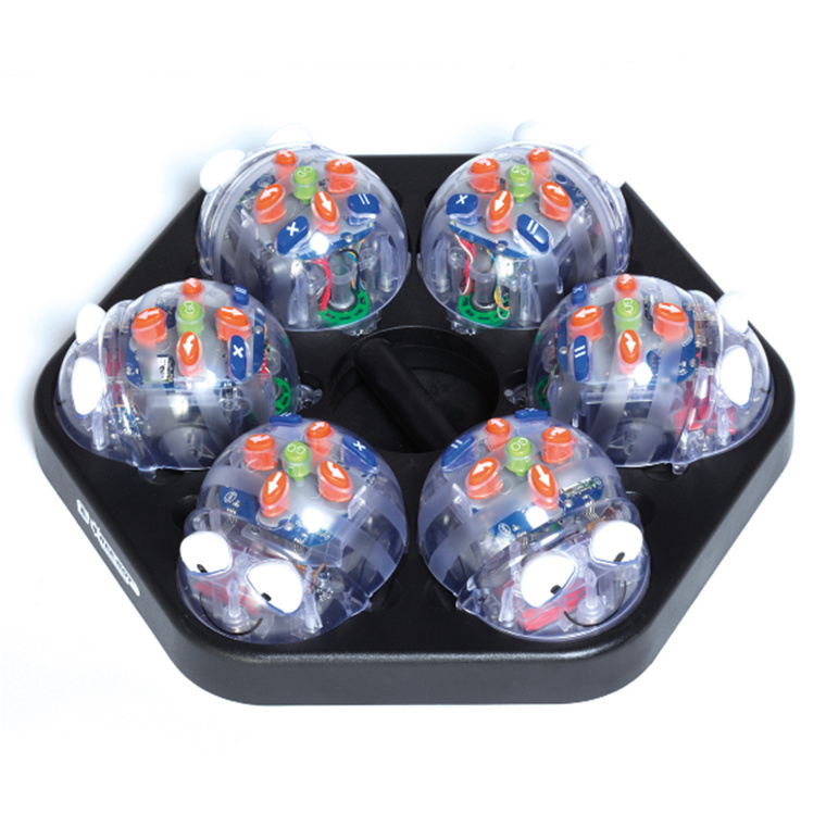 Buy the BeeBot Education STEM BlueBot Set of 6 Robots with Rechargeable... ( TOYBEB0108