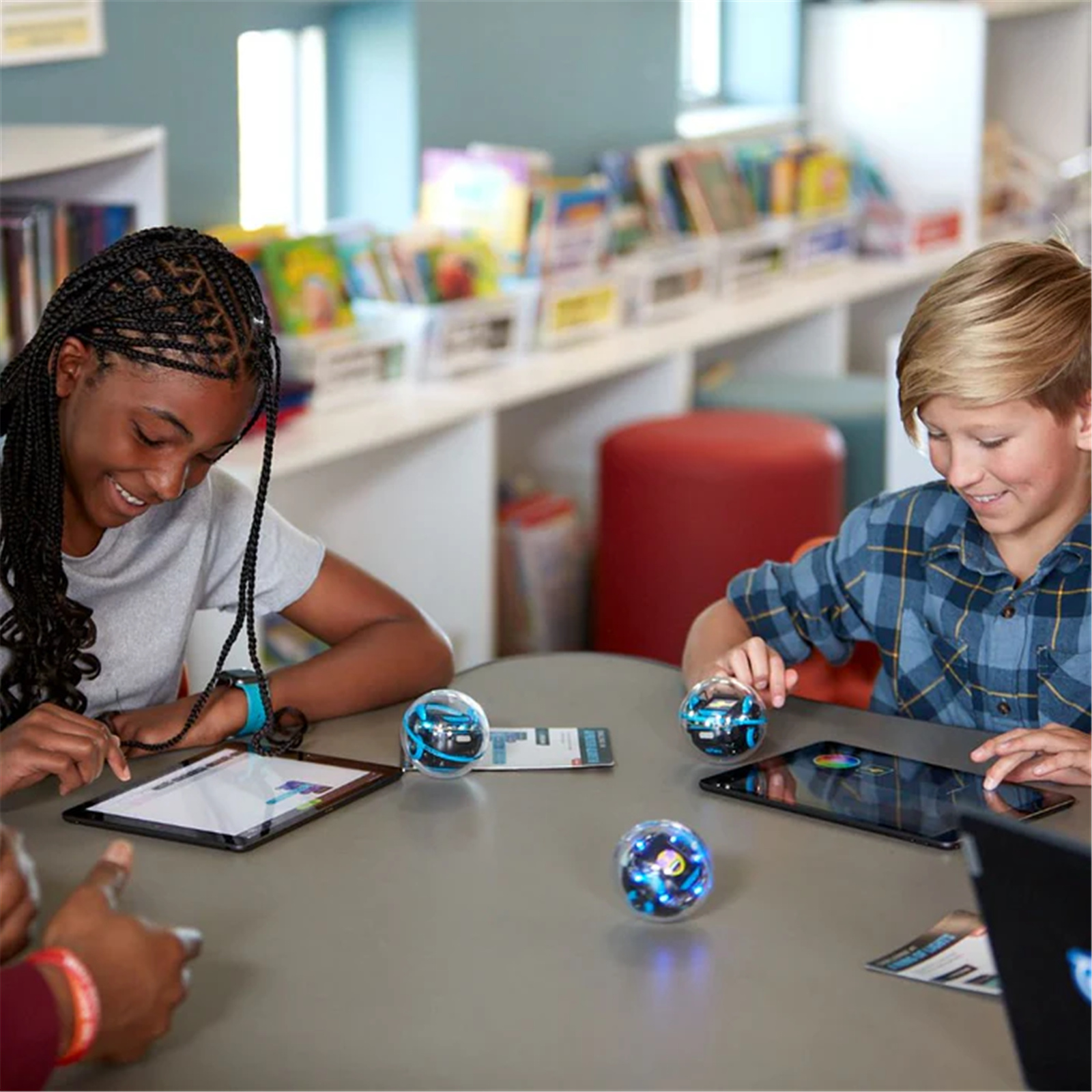 Sphero BOLT+ Coding Robot Vivid LCD Screen, Waterproof, Live Sensors, APP Enabled, Inductive Charging, Free Lessons - For Age 8+!