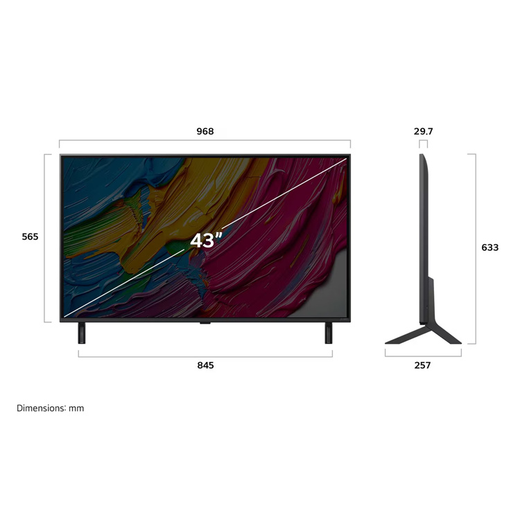 LG QNED80 43" 4K QNED Smart TV