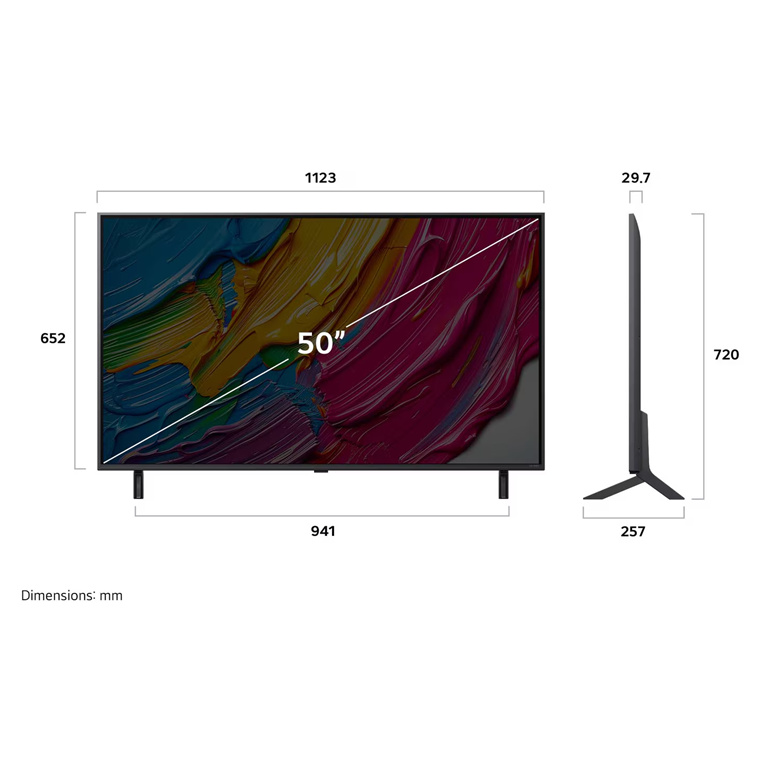 LG QNED80 50" 4K QNED Smart TV