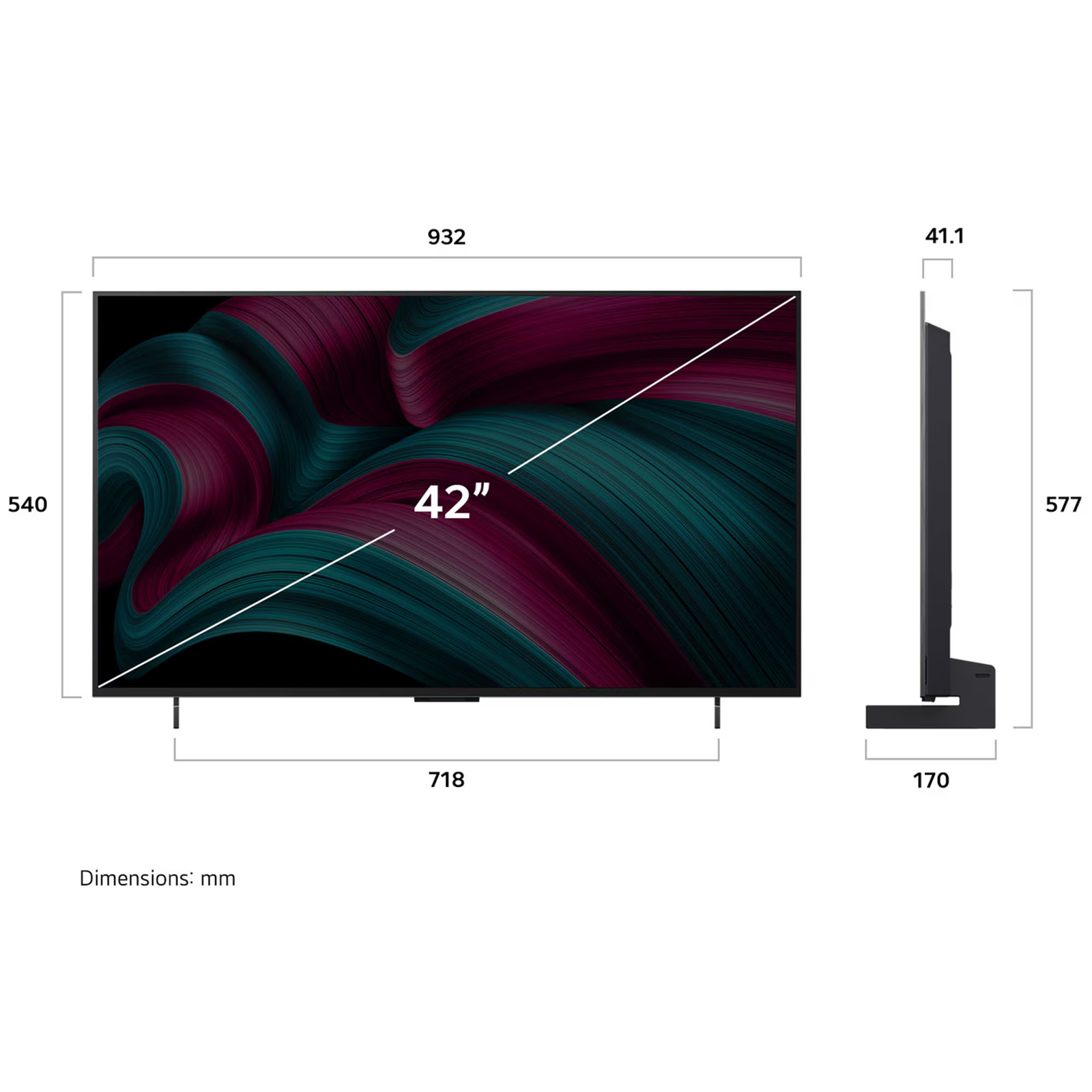 LG C5 42" 4K OLED Smart TV