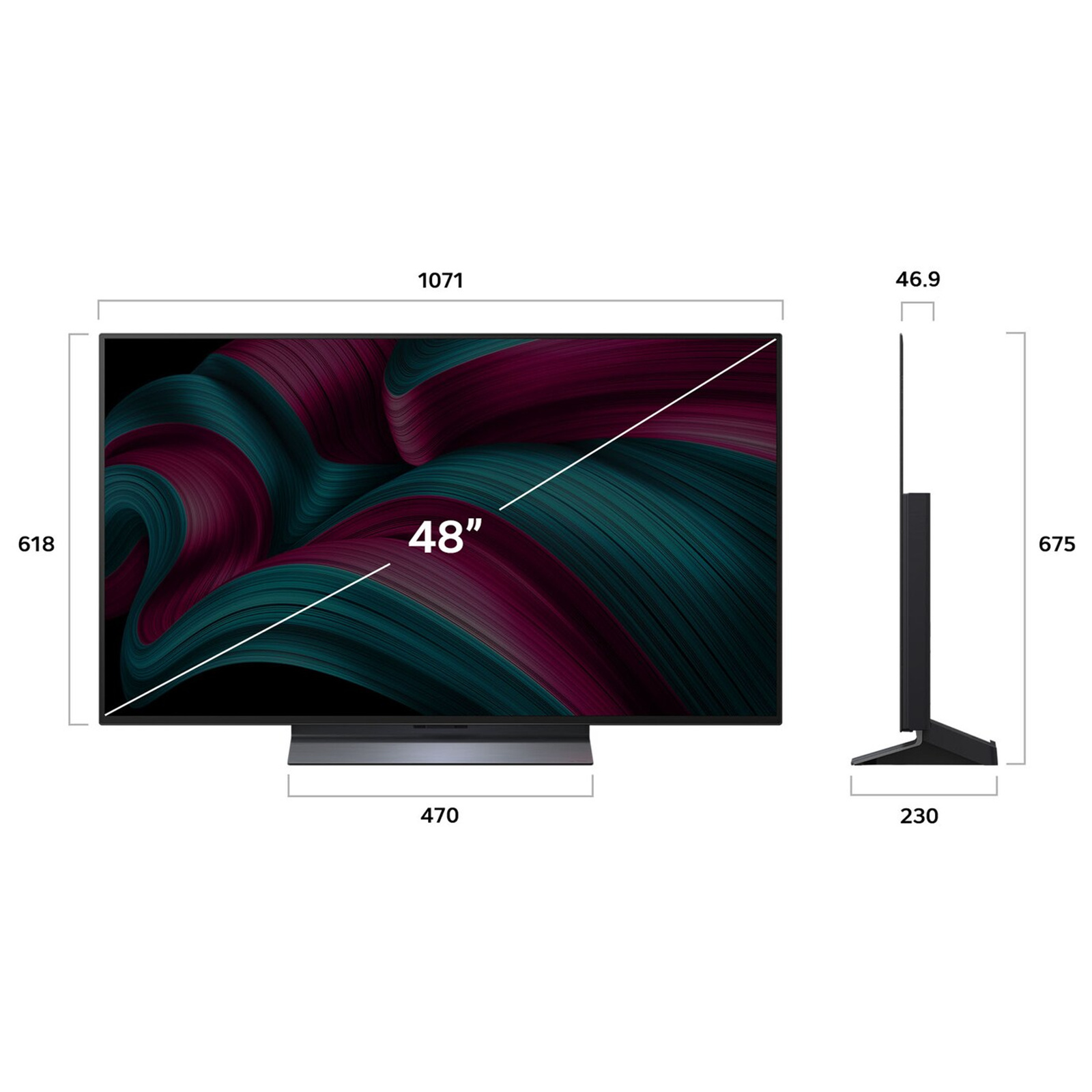 LG C5 48" 4K OLED Smart TV