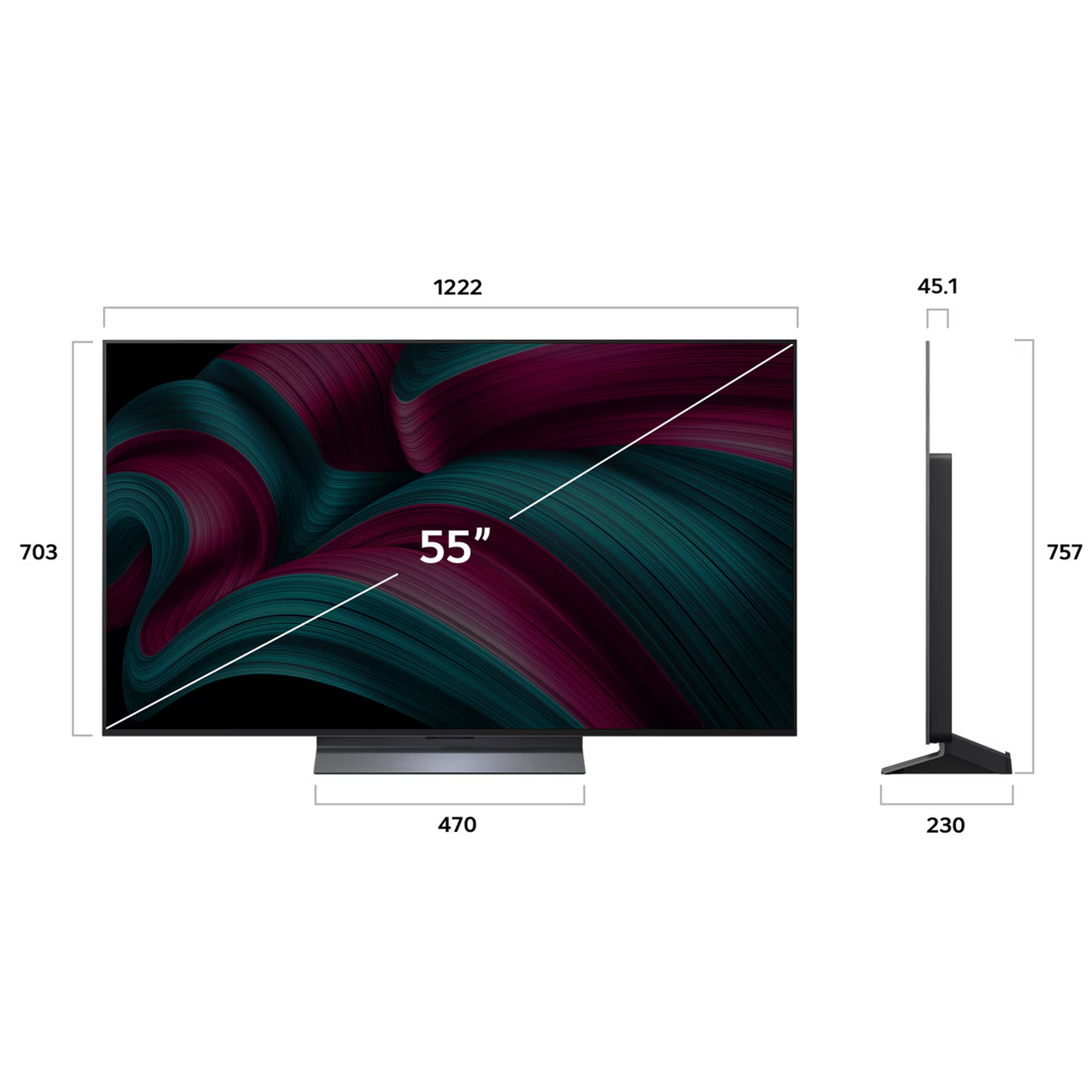 LG C5 55" 4K OLED Smart TV