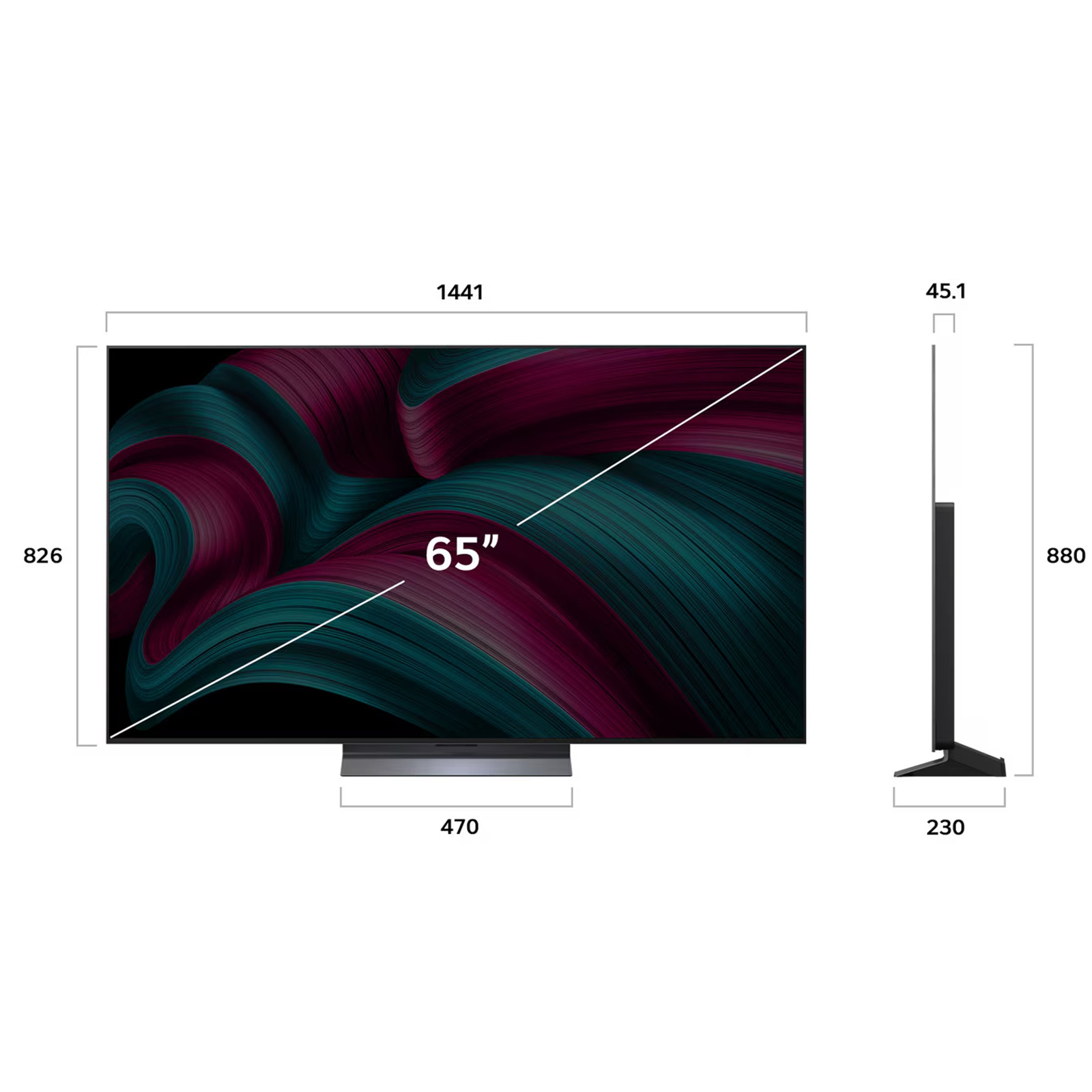 LG C5 65" 4K OLED Smart TV