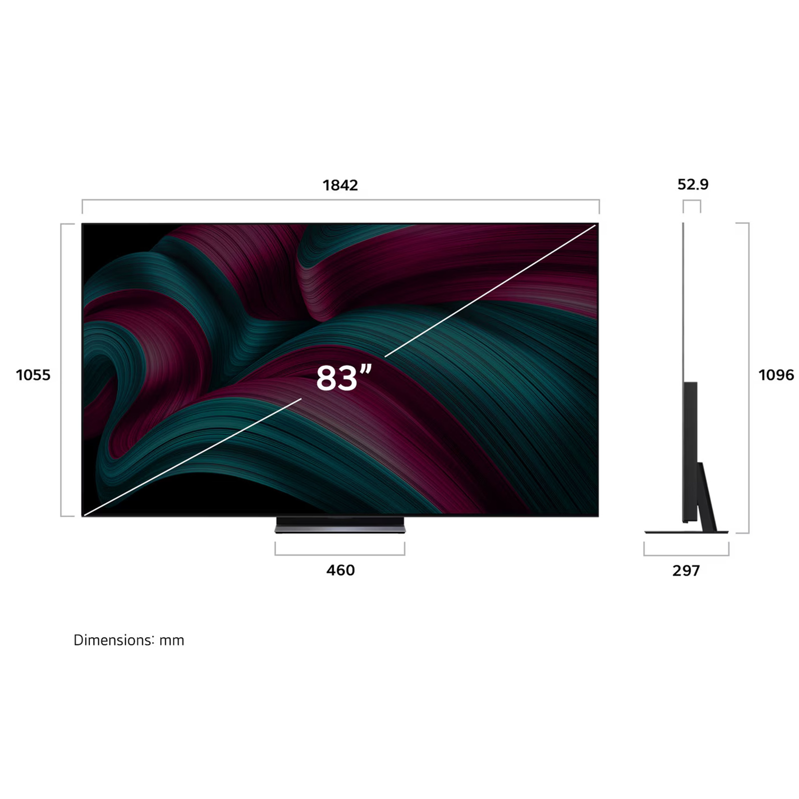 LG C5 83" 4K OLED Smart TV