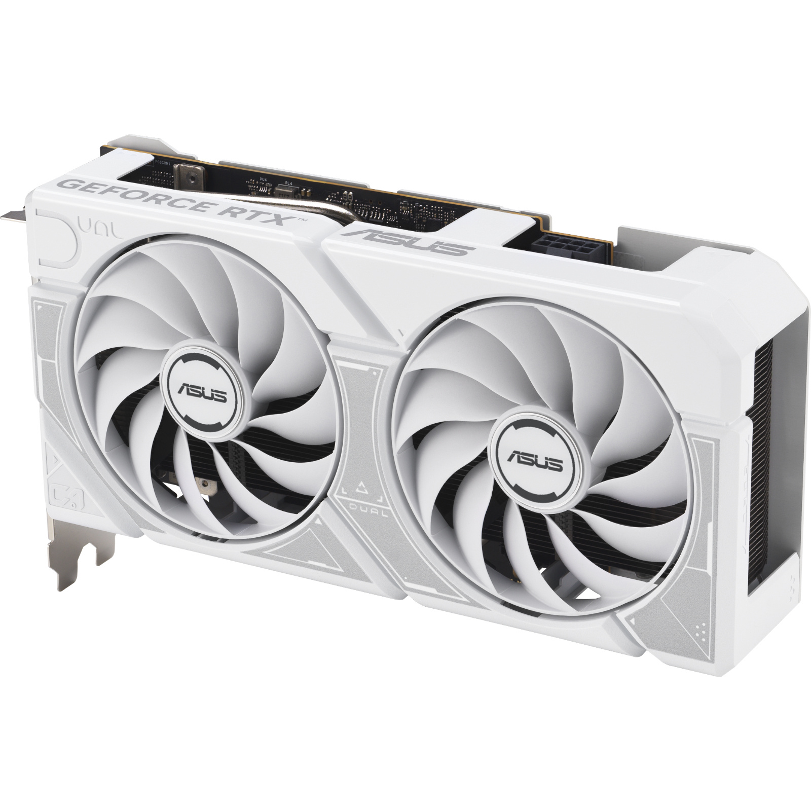 ASUS DUAL NVIDIA GeForce RTX 5060 OC White 8GB GDDR7 Graphics Card PCIE 5.0 - 2.5 Slot - 1x 8 Pin Power - Minimum 550W PSU