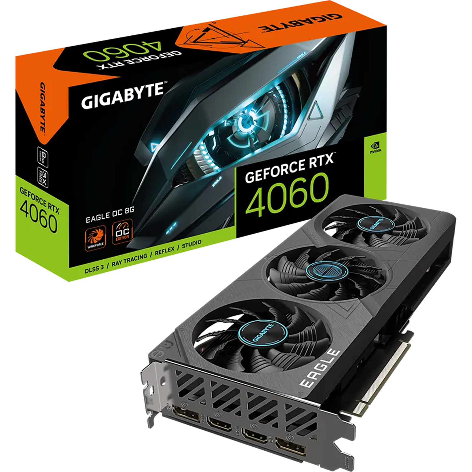 Buy the Gigabyte NVIDIA GeForce RTX 4060 EAGLE OC 8GB GDDR6