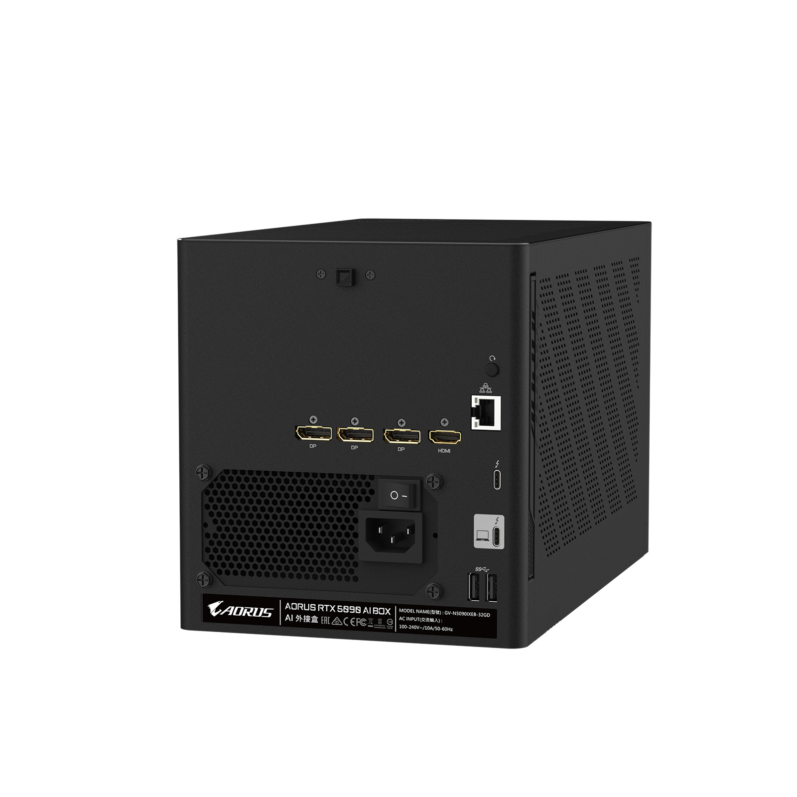 Gigabyte NVIDIA AORUS RTX 5090 AI BOX 32GB GDDR7 Thunderbolt External Graphics Card