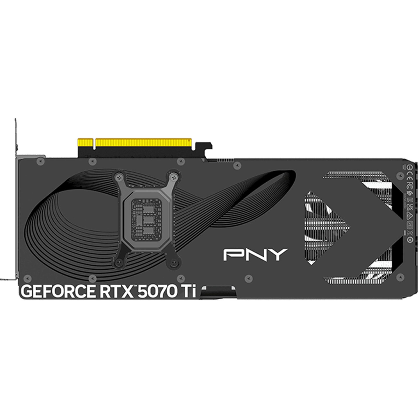 PNY NVIDIA GeForce RTX 5070 Ti OC 16GB GDDR7 Graphics Card PCIE 5.0 - 3 Slot - 1x 16 Pin Power - Minimum 750W PSU
