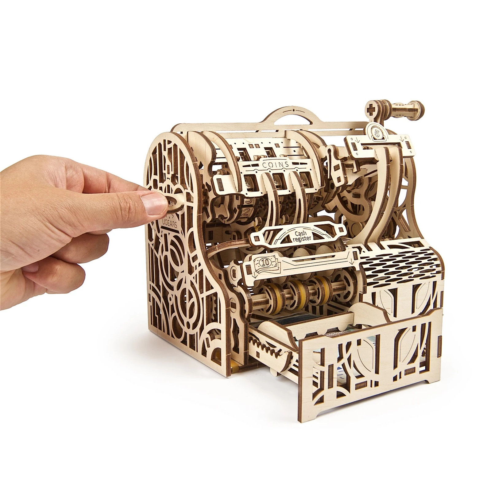 Buy the Ugears Mechanical Model Kit Cash Register ( 121119 ) online