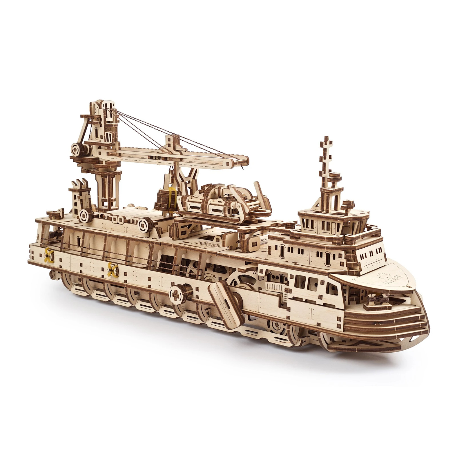 Buy the Ugears Mechanical Model Kit Research Vessel ( 121126 ) online