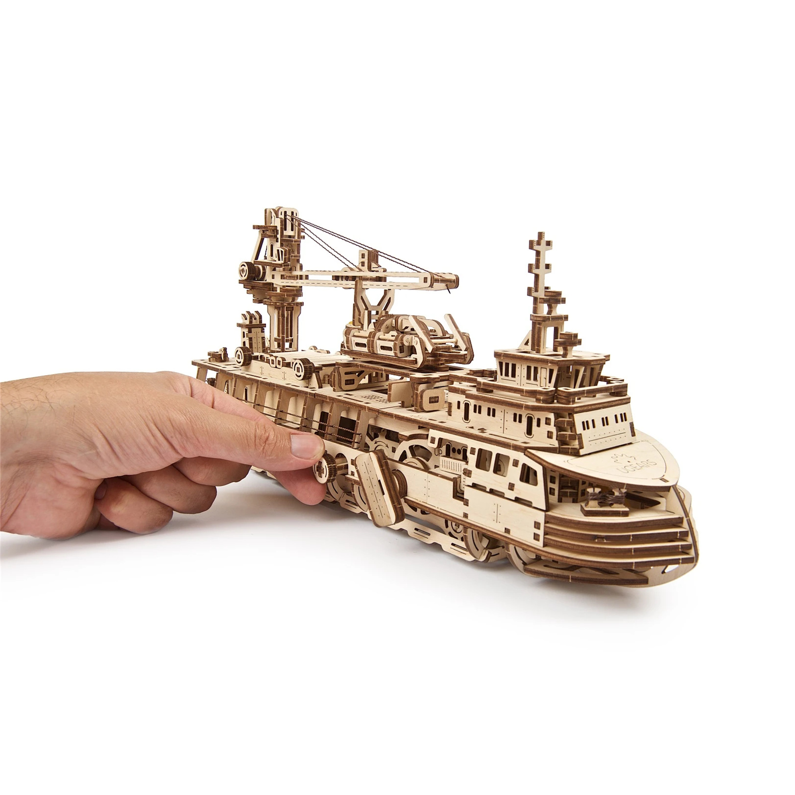 Buy the Ugears Mechanical Model Kit Research Vessel ( 121126 ) online