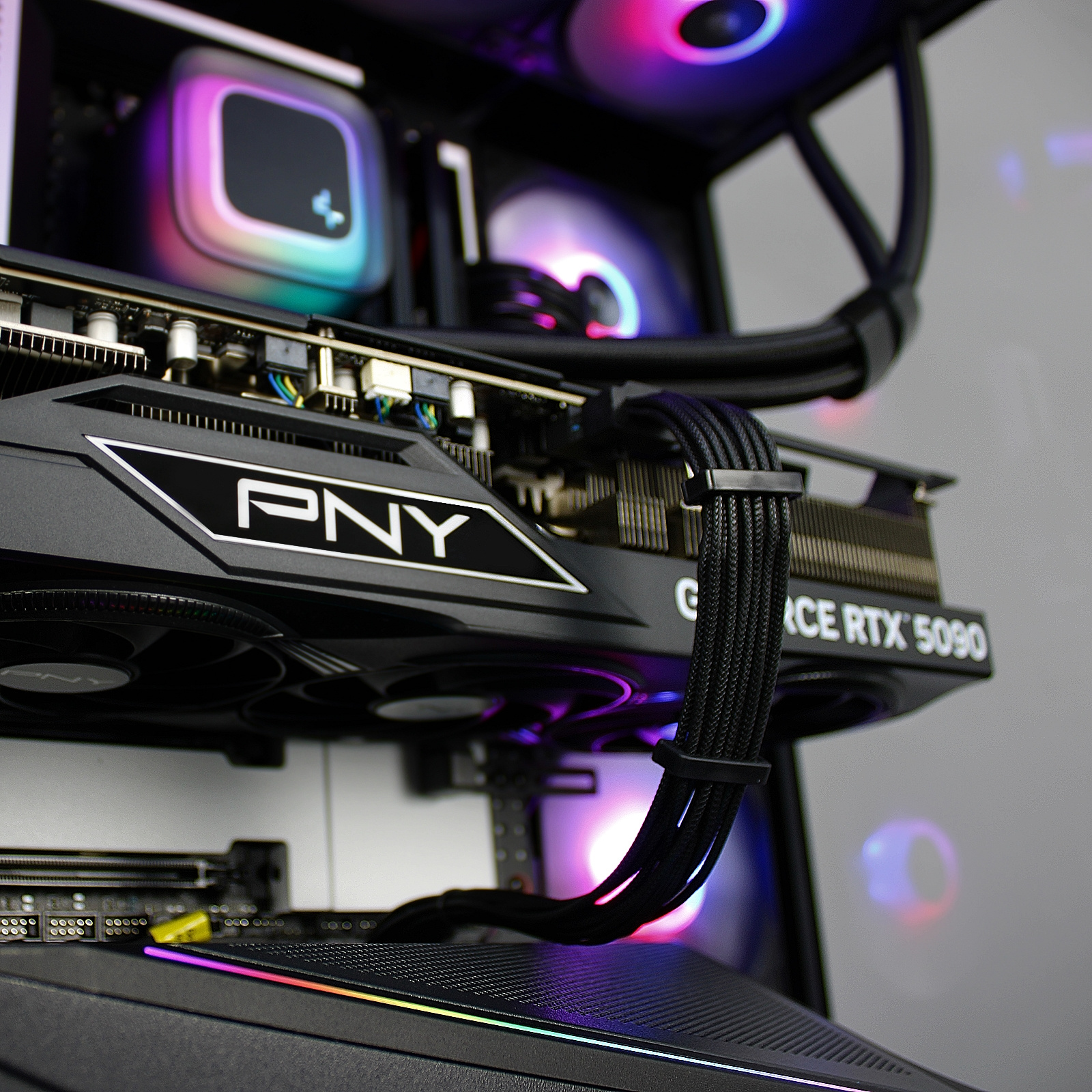 GGPC RTX 5090 Gaming PC AMD Ryzen 7 7800X3D 8 Cores / 16 Threads with Water Cooling - 32GB DDR5 RAM - 1TB NVMe SSD - NVIDIA GeForce RTX5090 32GB Graphics - WiFi 6 + Bluetooth - Windows 11 Home