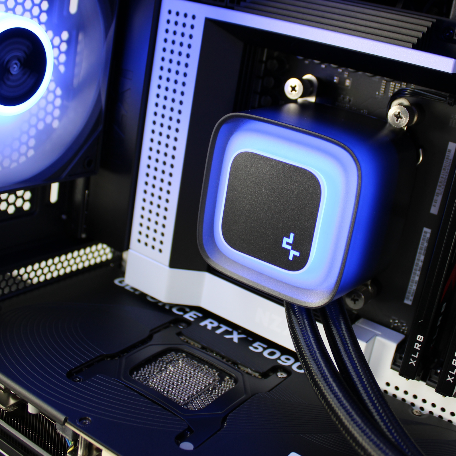 GGPC RTX 5090 Gaming PC AMD Ryzen 7 7800X3D 8 Cores / 16 Threads with Water Cooling - 32GB DDR5 RAM - 1TB NVMe SSD - NVIDIA GeForce RTX5090 32GB Graphics - WiFi 6 + Bluetooth - Windows 11 Home