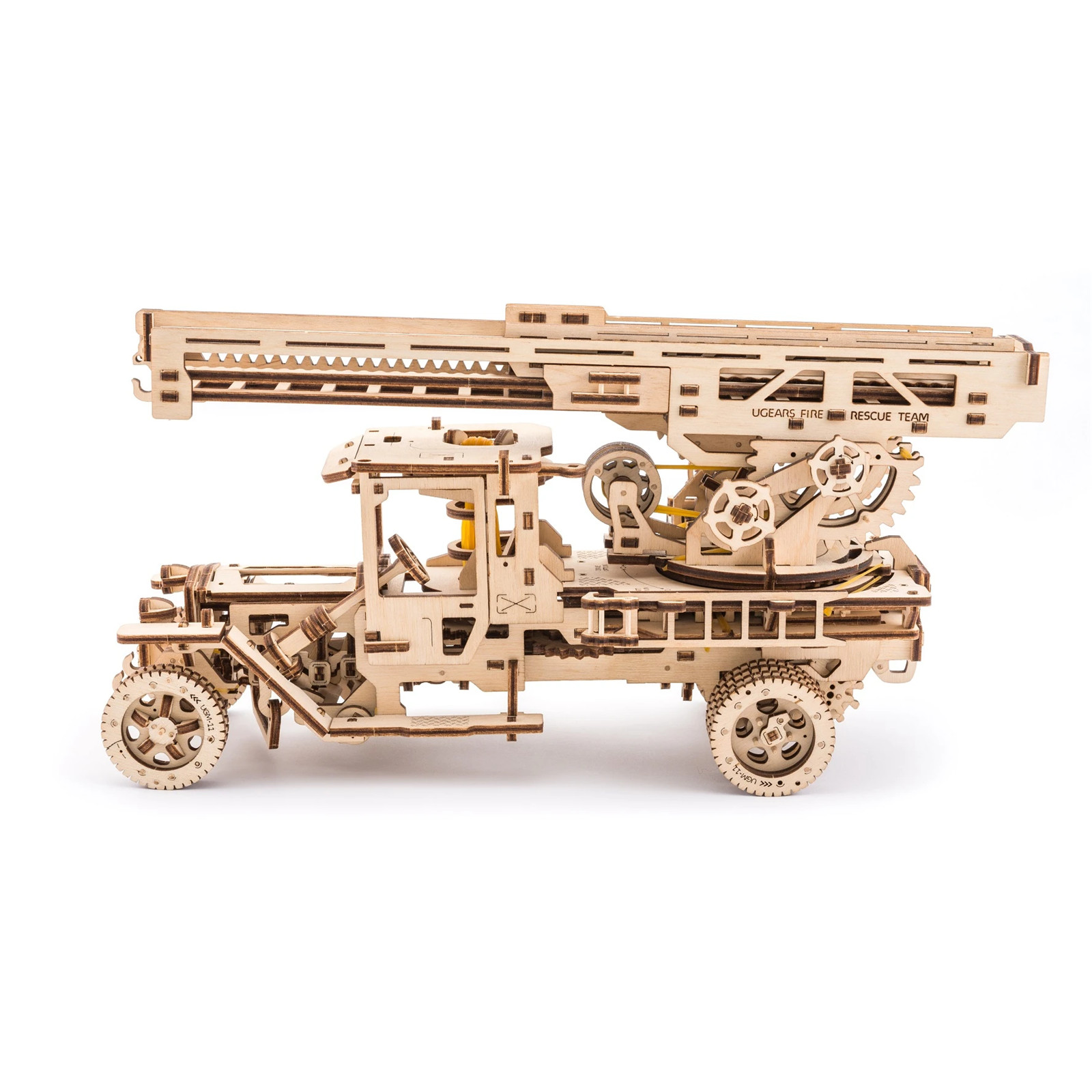 Buy the Ugears Mechanical Model Kit Fire Truck ( 120310 ) online