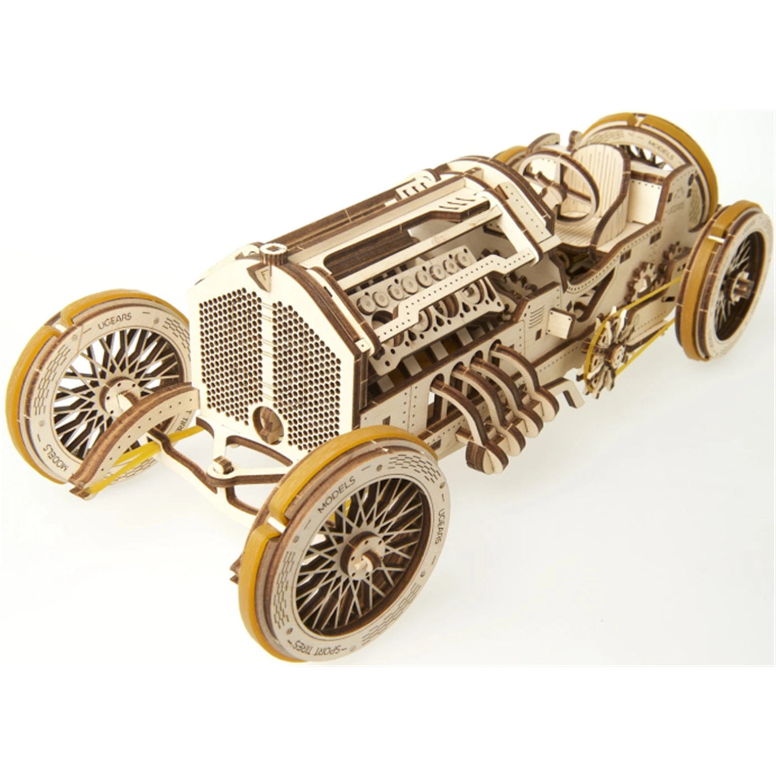 Buy the Ugears Mechanical Model Kit U9 Grand Prix Car ( 120686