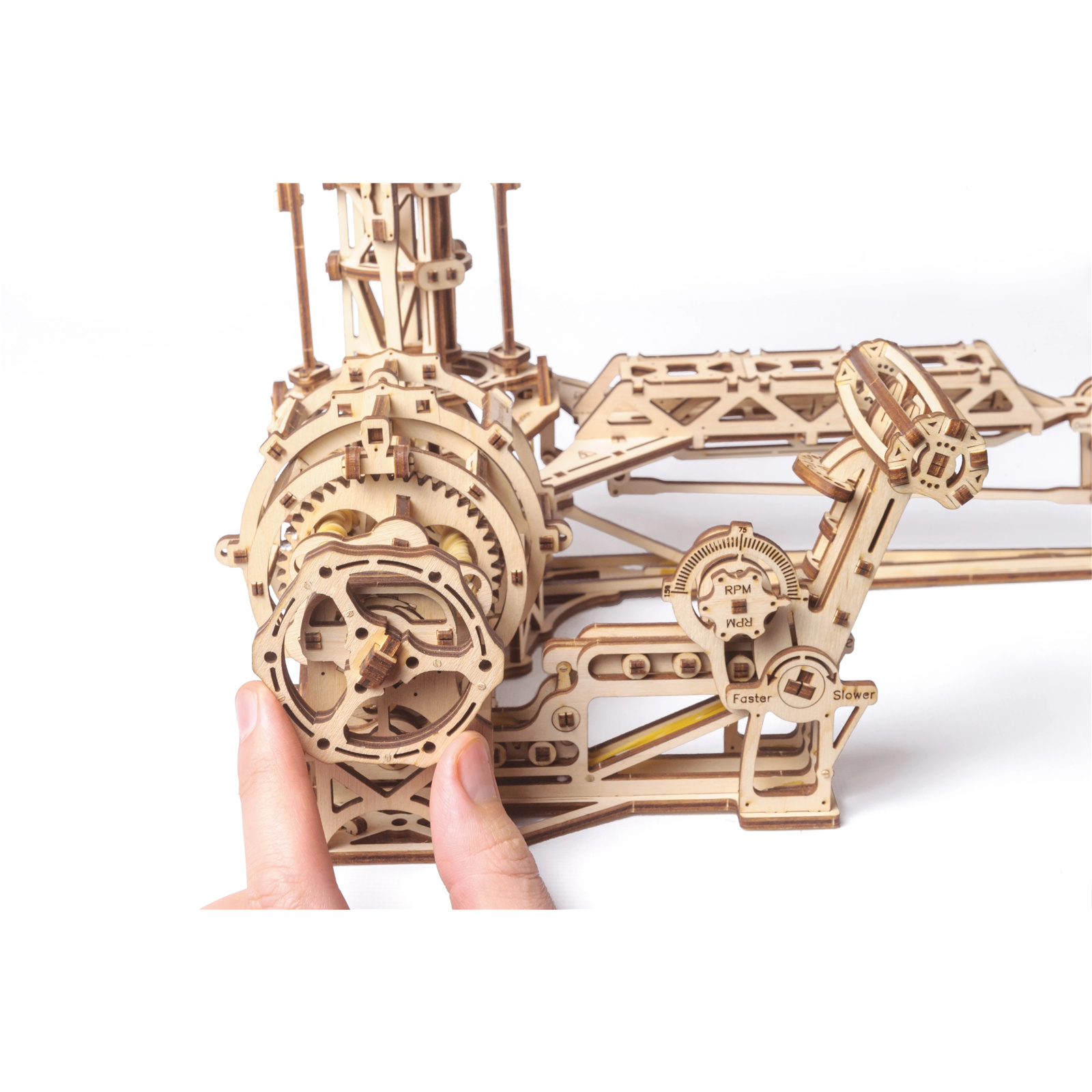 Buy the Ugears Mechanical Model Kit Aviator Model ( 120839 ) online