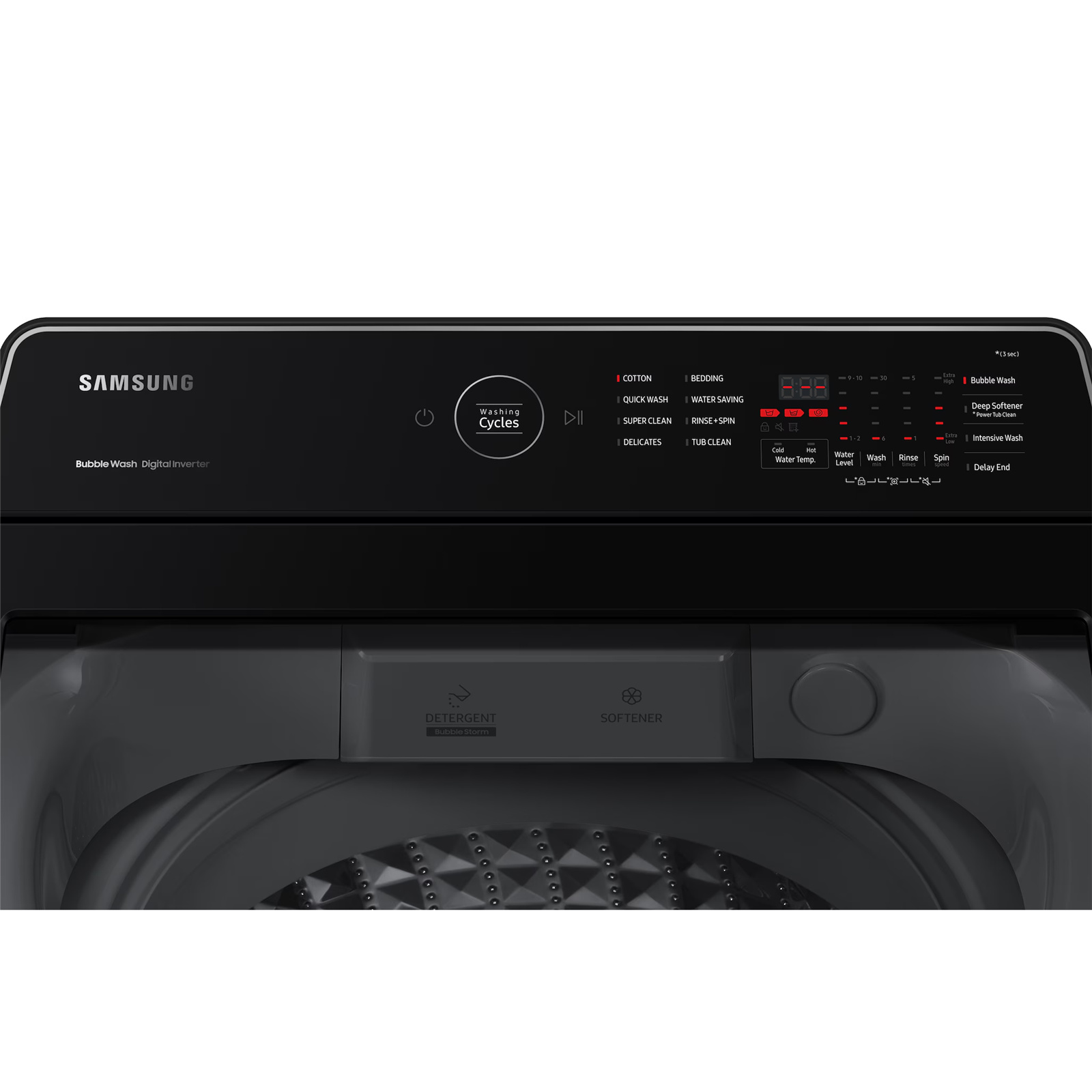 Samsung WA80CG5441BW Top Load Washer with BubbleWash - 8kg - White