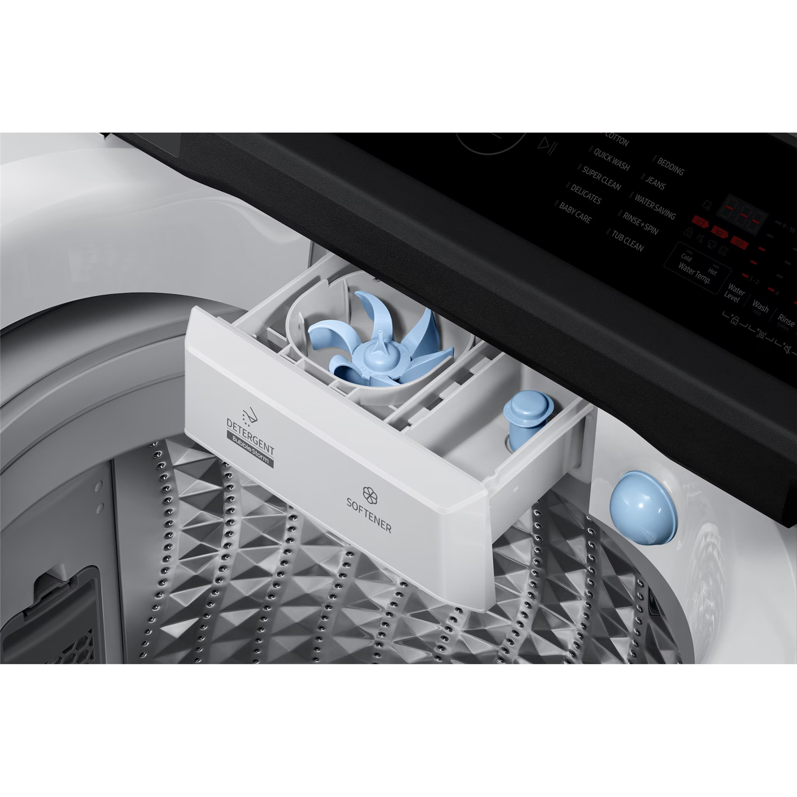 Samsung WA90CG6745BV Top Load Washer with BubbleWash - 9kg - White