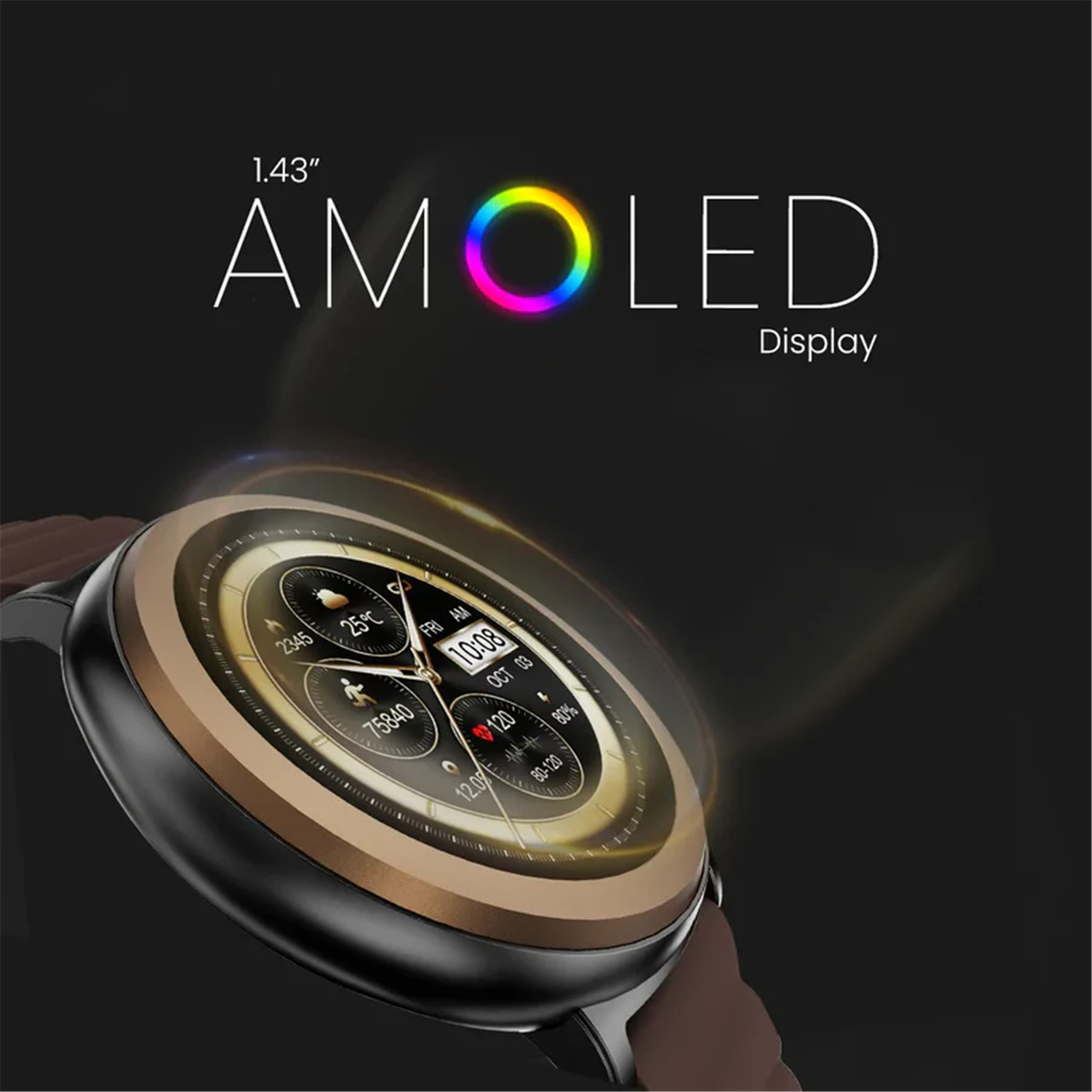 Rose Gold Noisefit Fusion Watch Faces Watch Faces Noise Fusion