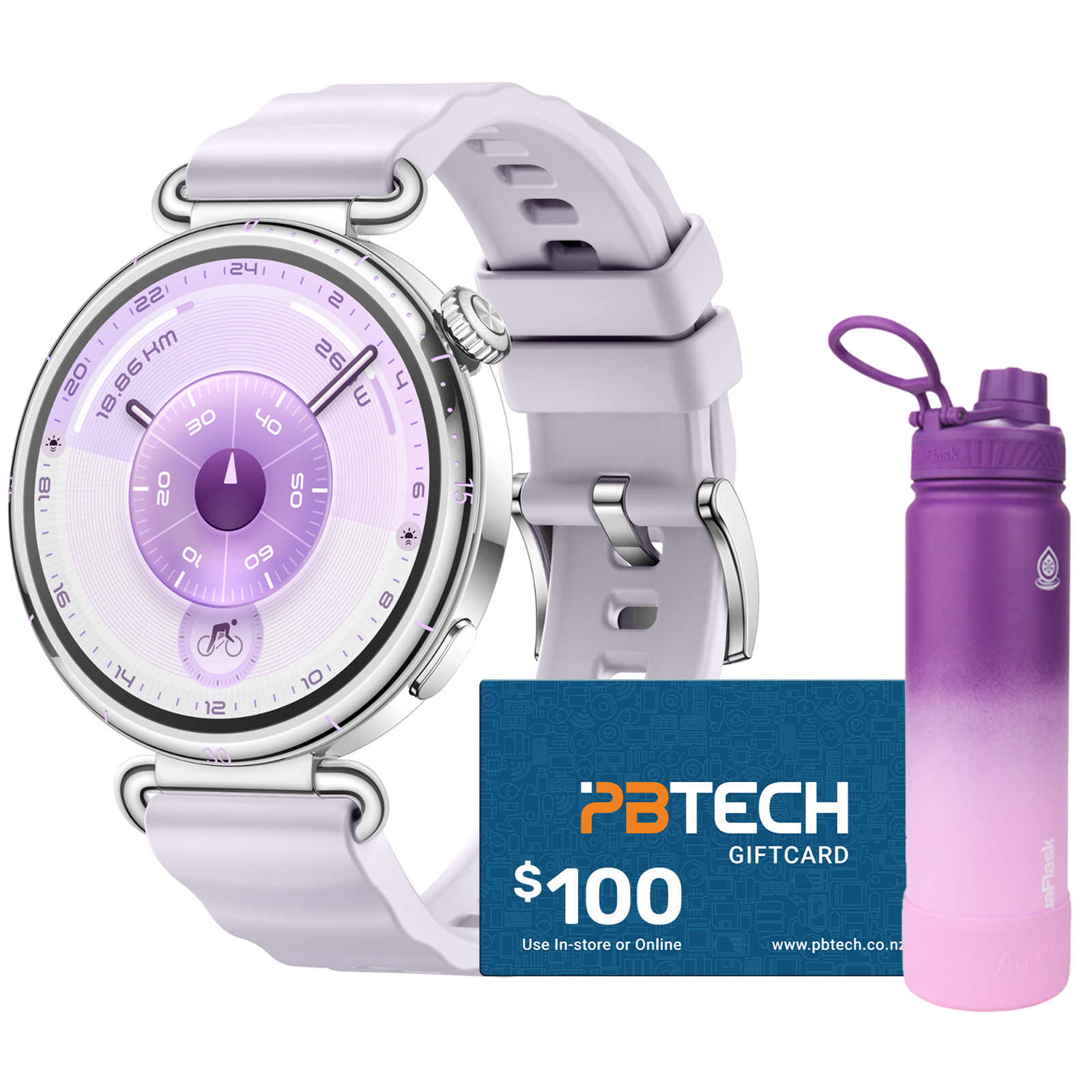 Buy the Huawei Watch GT 41mm Smart Watch Purple Bonus