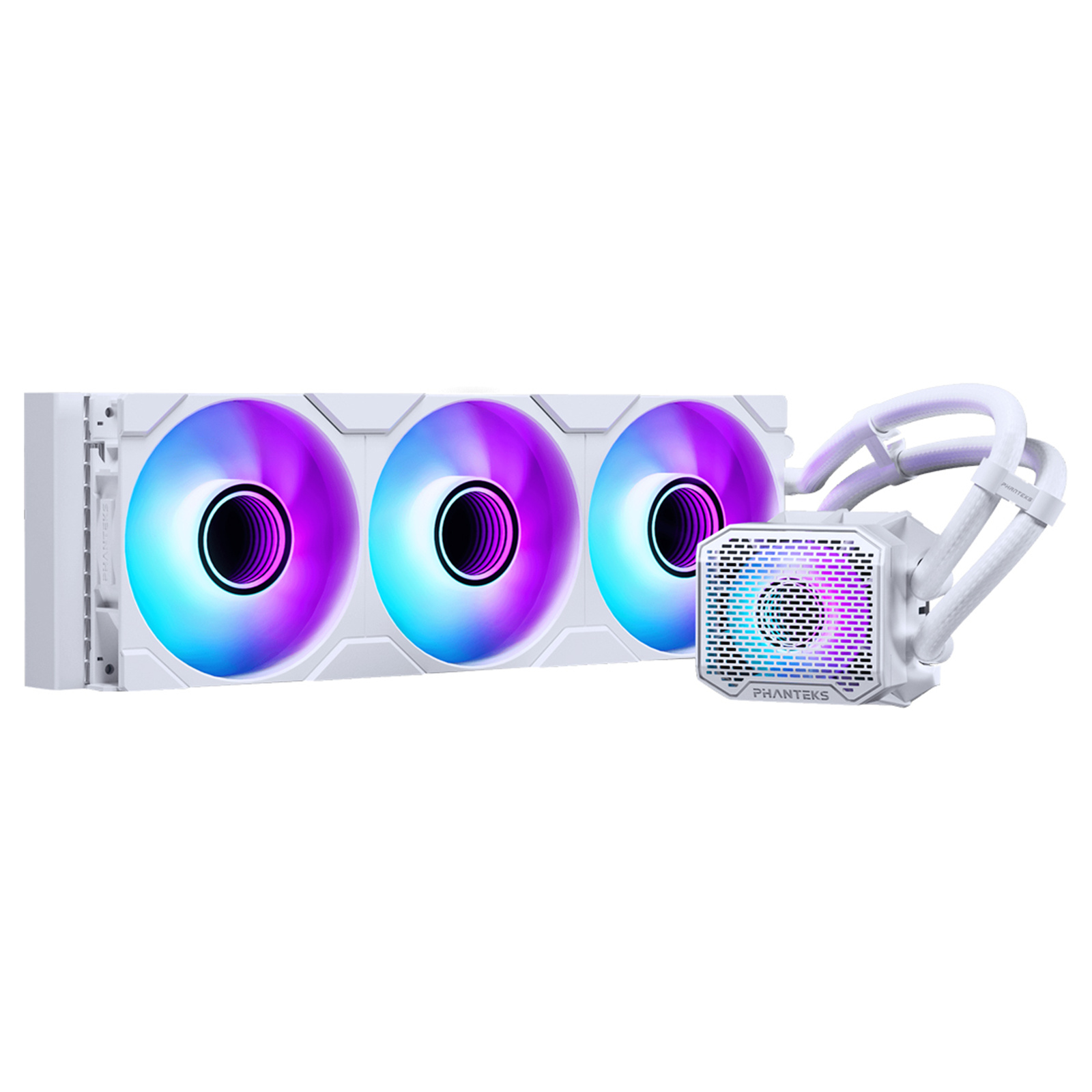 Buy the Phanteks Glacier One 360M25 G2 White 360mm AiO Water Cooling Kit,  PH-G0360M25G2_DWT02 online