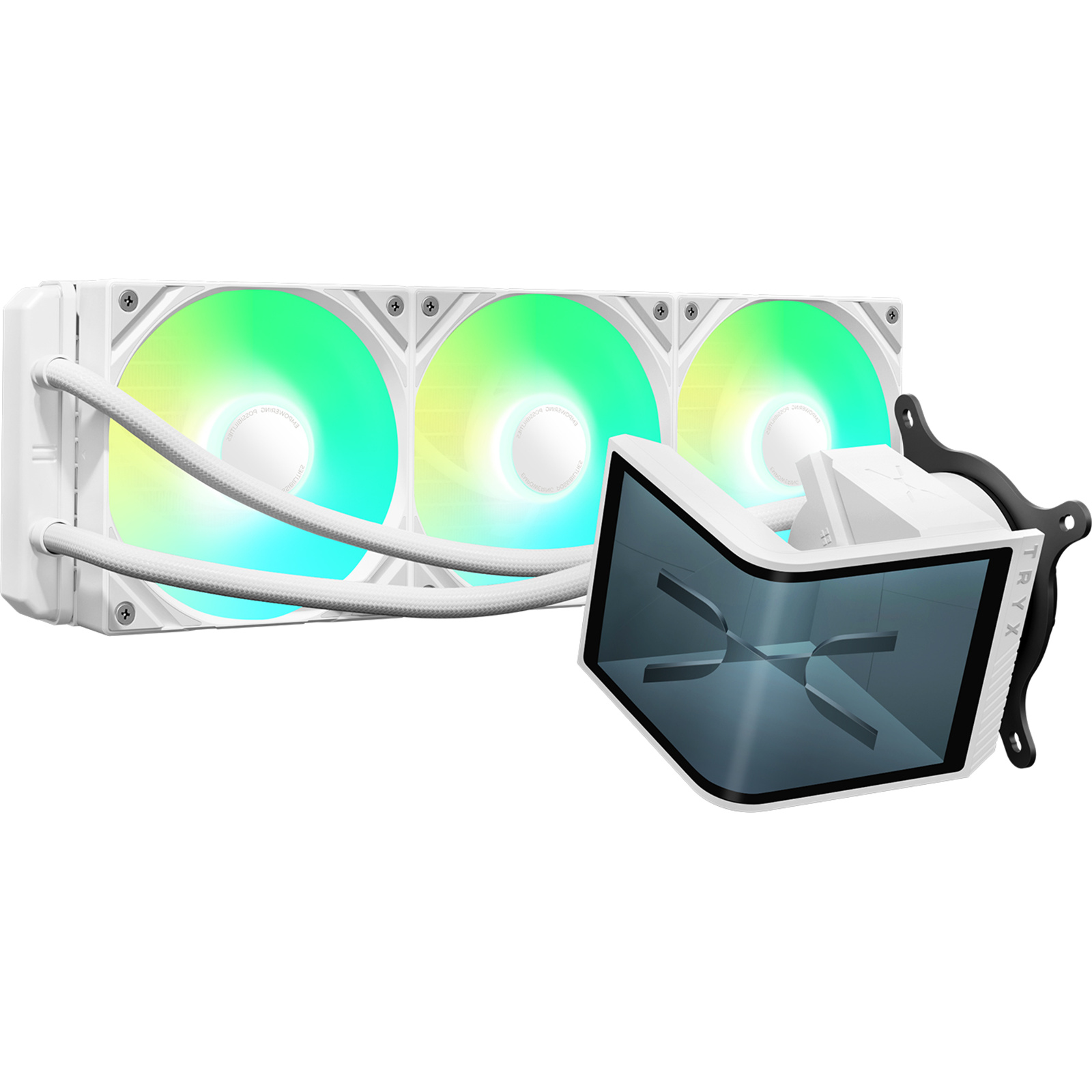 Buy the TRYX Panorama SE 360mm White ARGB 360mm AiO Water Cooling