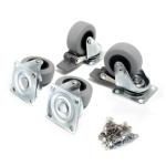Alogic CASW-CT14BD Tablet / Laptop Trolley Wheel Pack Castor Wheels, Set of 4, Suited for SB-CT14BD