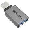 AXAGON RUCM-AFA USB-C 3.1 M to USB-A F Adapter urable Premium Aluminium Body, Supports 10Gbps, Supports 3A Charging.