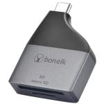 Bonelk USB-C to MicroSD/SD Compact Adapter - Space Grey