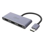 Cruxtec DT3H-8K-SG DP 1.4 to 3x DP1.4 Adaptor