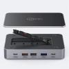 Cruxtec CDK14-SG 14-in-1 USB-C 100W Docking Station with M.2 Slot upto 4TB
