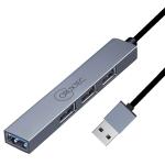 Cruxtec 4 Port USB 3.0 Hub - Ultra Slim Design -  With Data Transfer Rate up to 5Gbps - Plug & Play